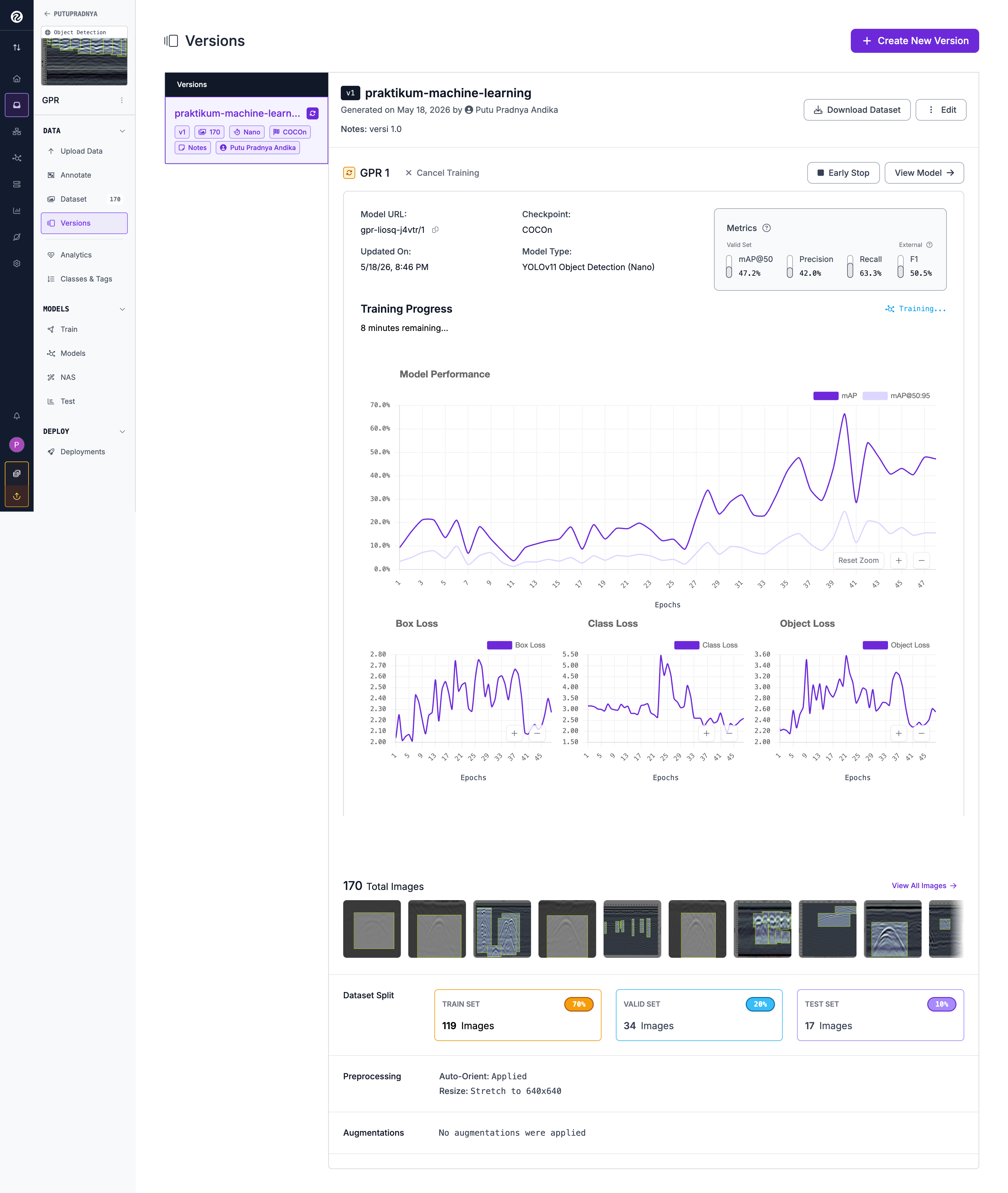 Training Dashboard - Live Metrics